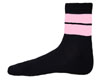 Wholesale Meduim Funky Sock With Baby Pink Stripes