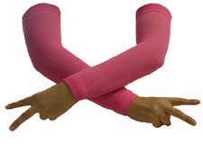 Wholesale Solid Bubble Gum Pink  Arm Warmers - Your Online Source for Wholesale Arm Warmers