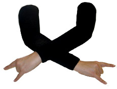 Wholesale Solid Black Arm Warmers - Your Online Source for Wholesale Arm Warmers