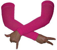 Wholesale Solid Hot Pink Arm Warmers - Your Online Source for Wholesale Arm Warmers