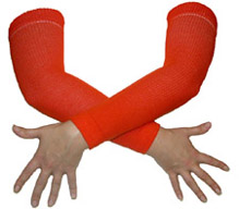 Wholesale Solid Orange Arm Warmers - Your Online Source for Wholesale Arm Warmers